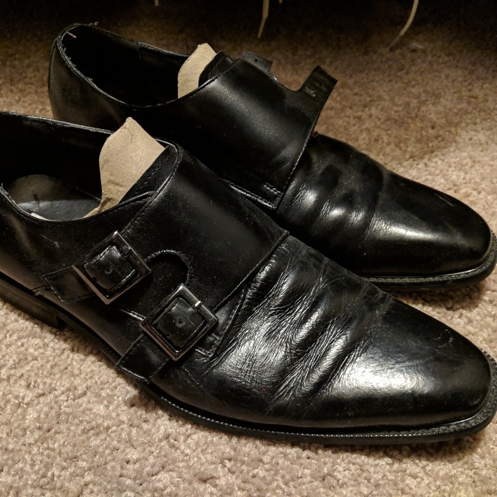 Steve Madden double monk dress shoes
